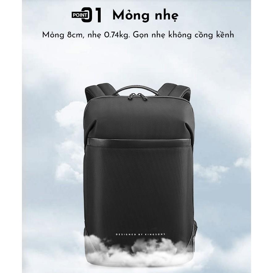 Balo doanh nhân mỏng nhẹ KINGSONS URBAN ELITE KS3210W