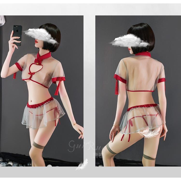Váy ngủ cosplay 2 mảnh tàng hình cao cấp 825.A79