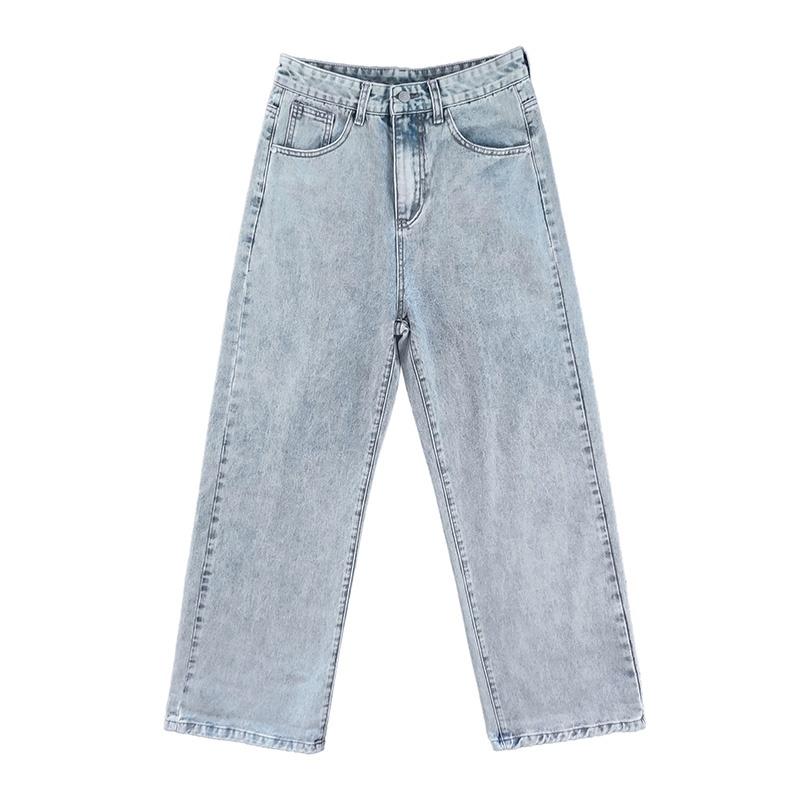 Quần jean baggy, jeans bò nam ống suông ống rộng SR01 Style Hàn Quốc 2021