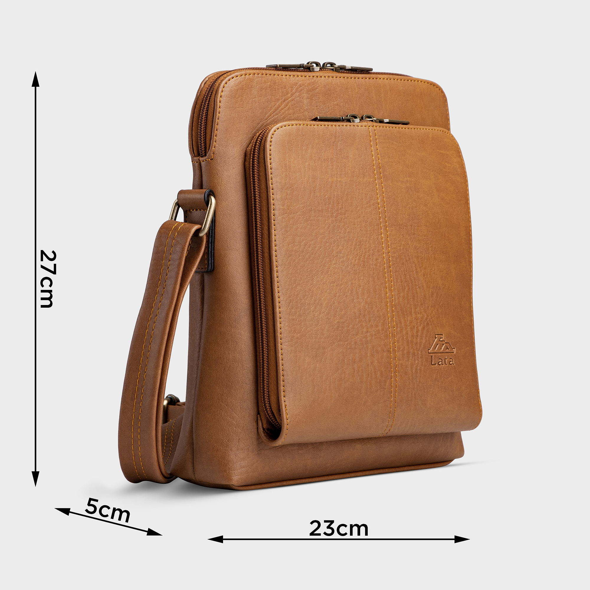 Túi Lata ( Thời trang nam cao cấp - Túi đeo chéo da TN17 )