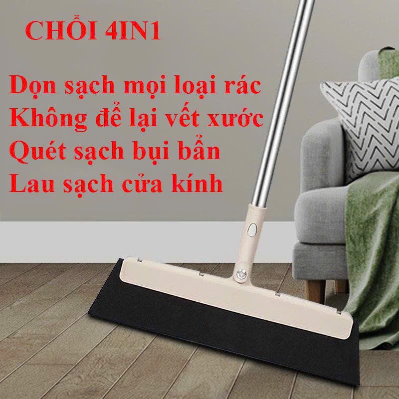 Cây Gạt Sàn Gạt Kính Đa Năng Xoay 360 Độ Cán Tùy Chỉnh Độ Dài Từ 85 - 135cm, Chổi gạt nước - HÀNG CHÍNH HÃNG MINIIN