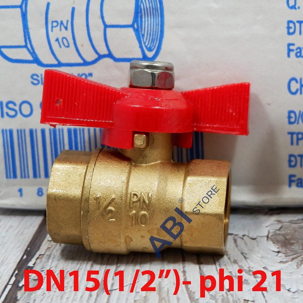 Van bi đồng tay bướm MBV Minh Hòa dn15, dn20 Việt Nam cao cấp