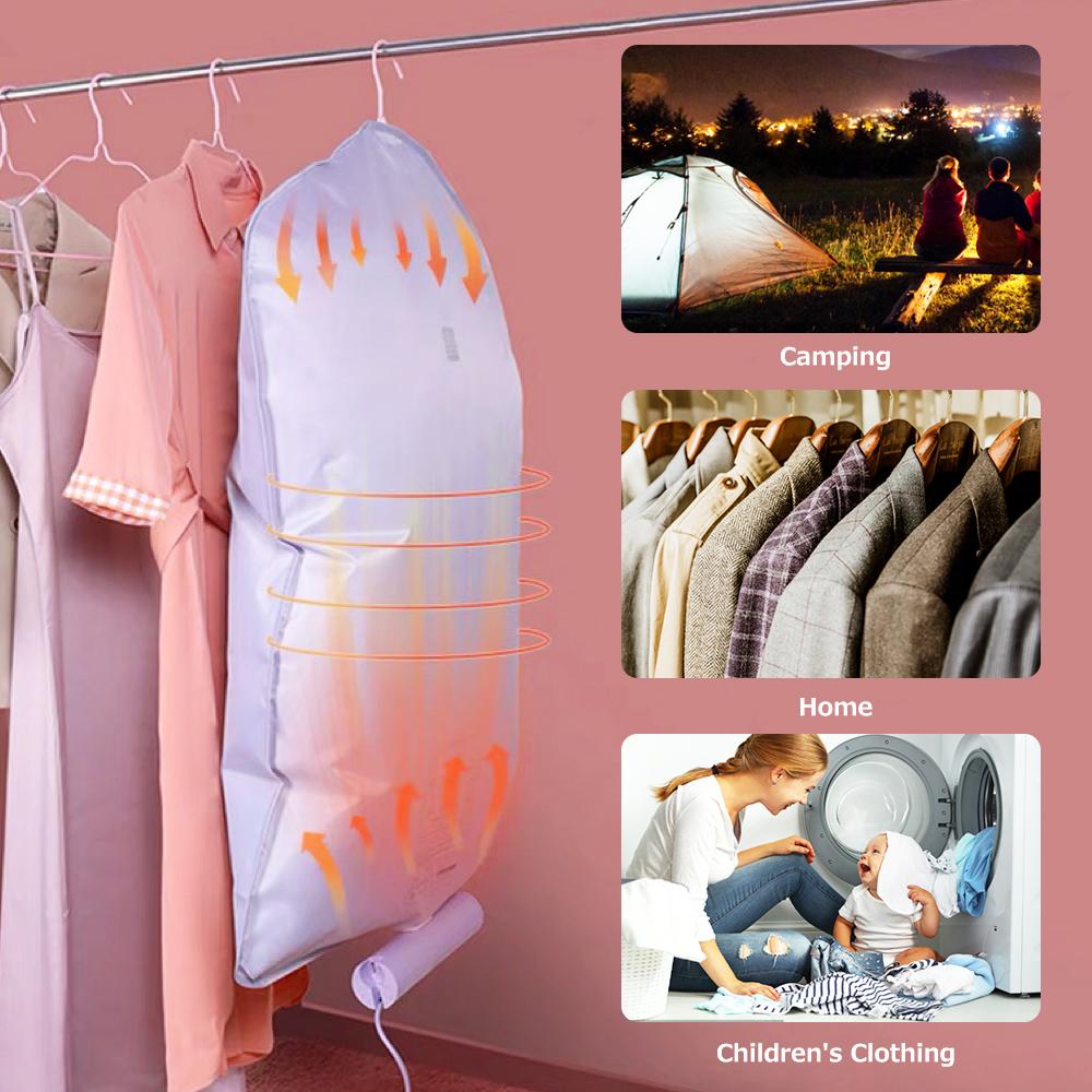Máy Sấy Quần Áo Khử Trùng Gia Đình Di Động Công Suất Nhỏ 400W