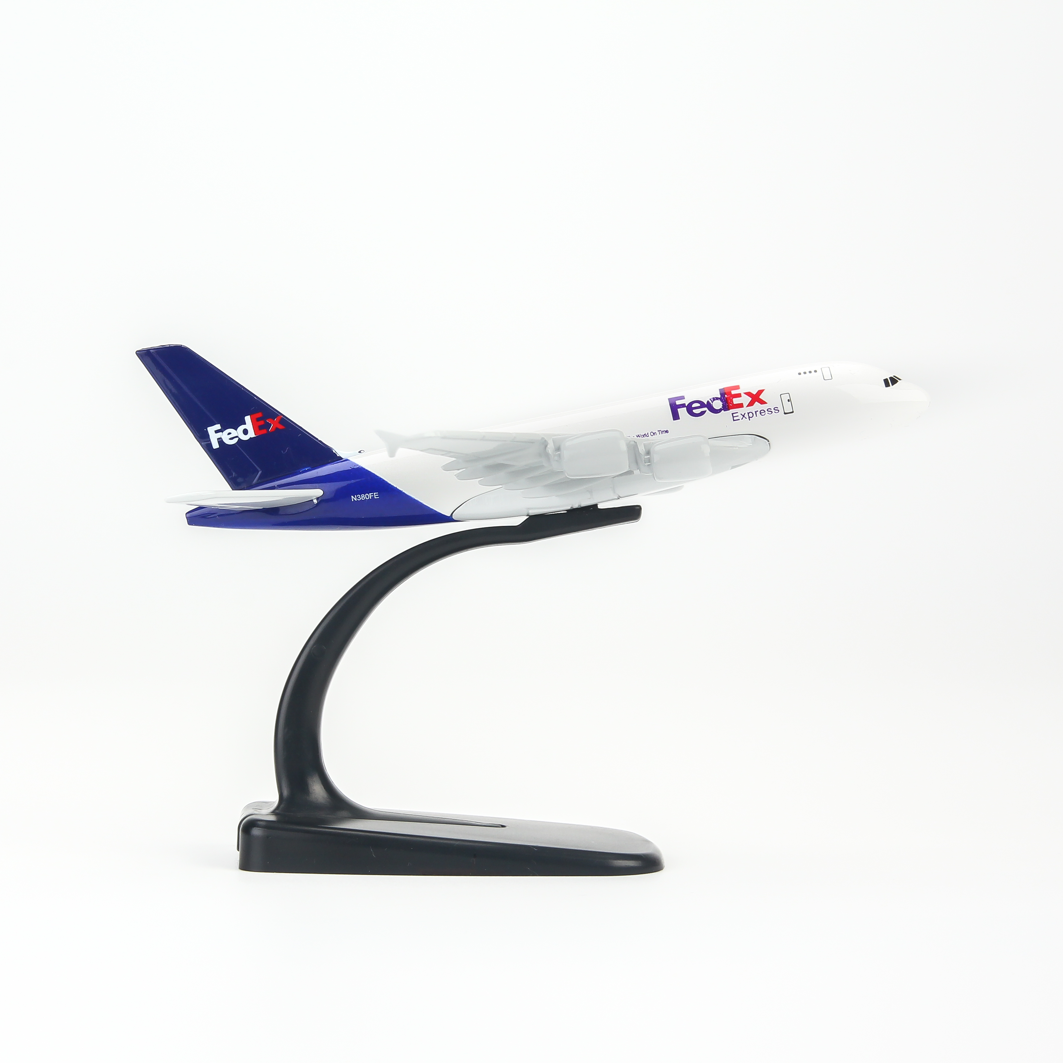 Mô Hình Máy Bay AIRBUS A380 FEDEX AIRLINE EVERFLY 16CM