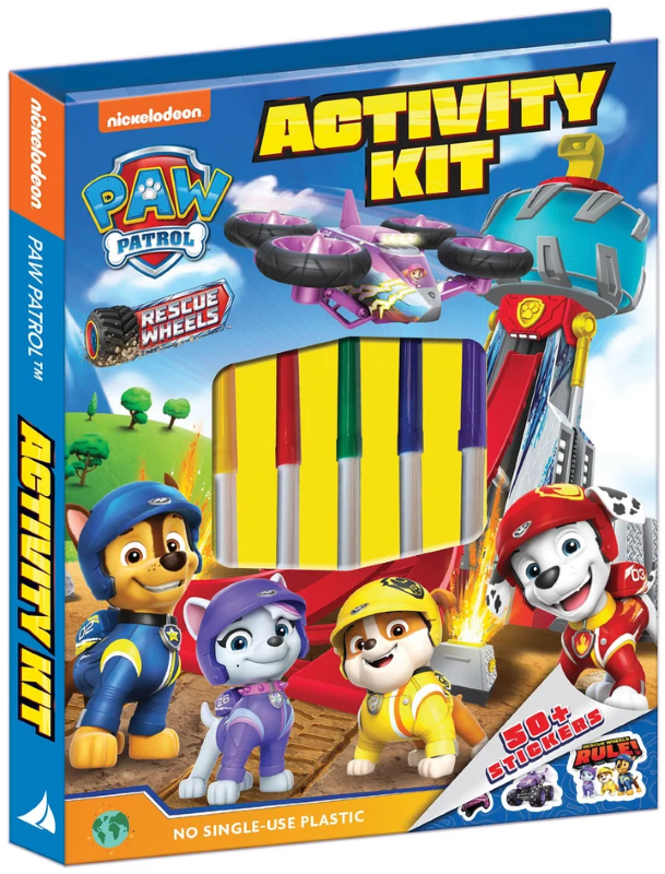 Sách Paw Patrol - Activity Kit - Rescue Wheels