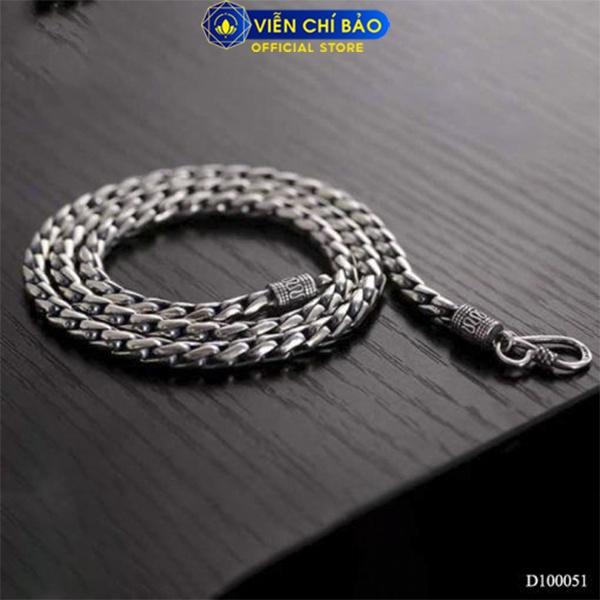 Dây chuyền bạc nam xích xoắn chất liệu bạc Thái 925 thời trang phụ kiện trang sức Viễn Chí Bảo0 D100007