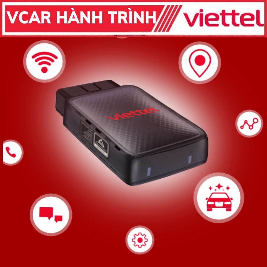 [HÀNG CHÍNH HÃNG] Định Vị Hành Trinh Trình ô tô Vcar Viettel là Thiết Bị Giám Sát Sức Khoẻ Xe, phát WiFi Mới nhất 2022