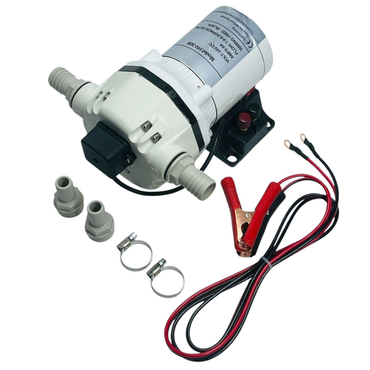 Bơm Hóa Chất HV-30 Điện DC – 12/24V, Bộ Phụ Kiện Đầy Đủ