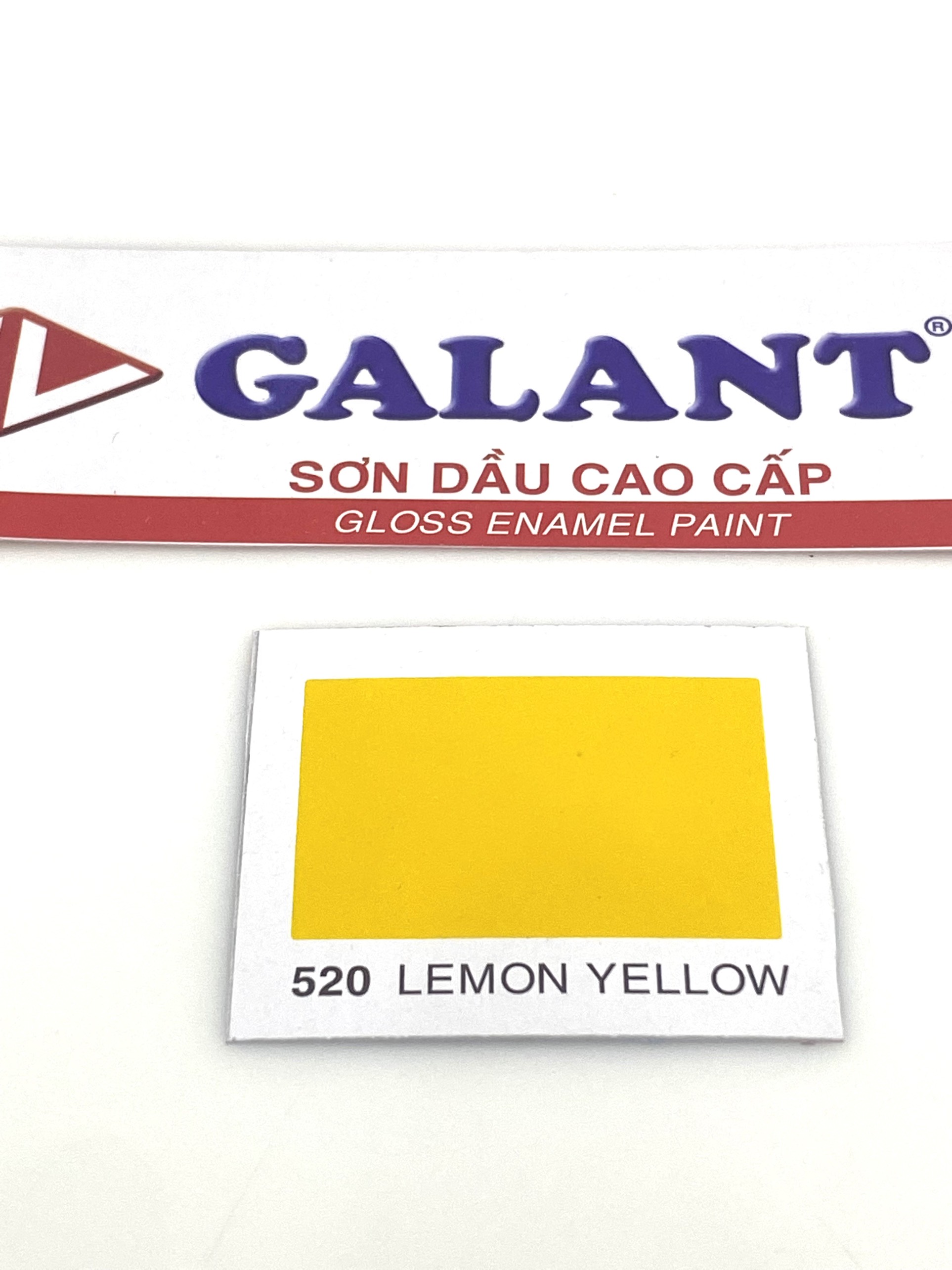 Sơn dầu Galant màu vàng Lemon Yellow 520 _ 0.8L