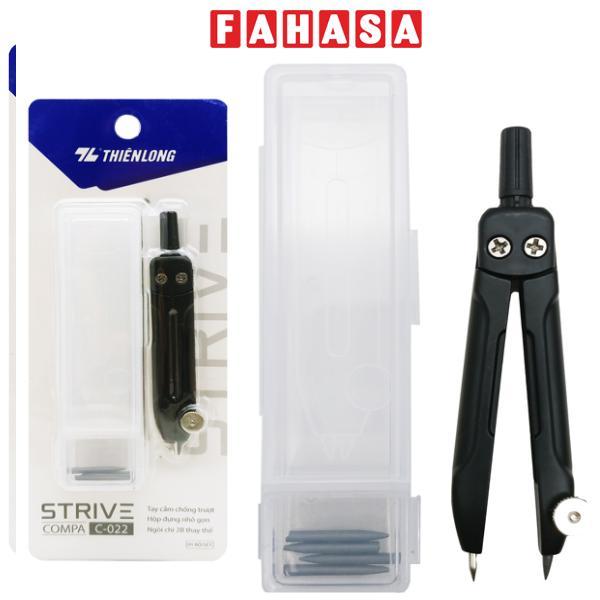 Compa Strive - Thiên Long C-022 - Màu Đen