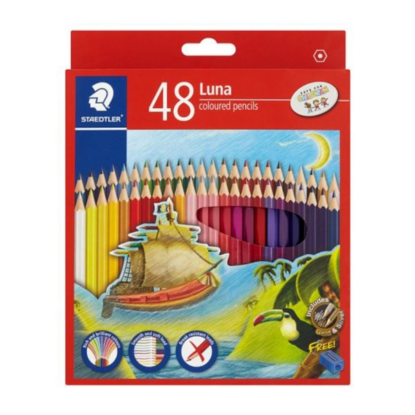 Hộp Bút Chì Màu Staedtler 48 Màu - Luna 136 C48