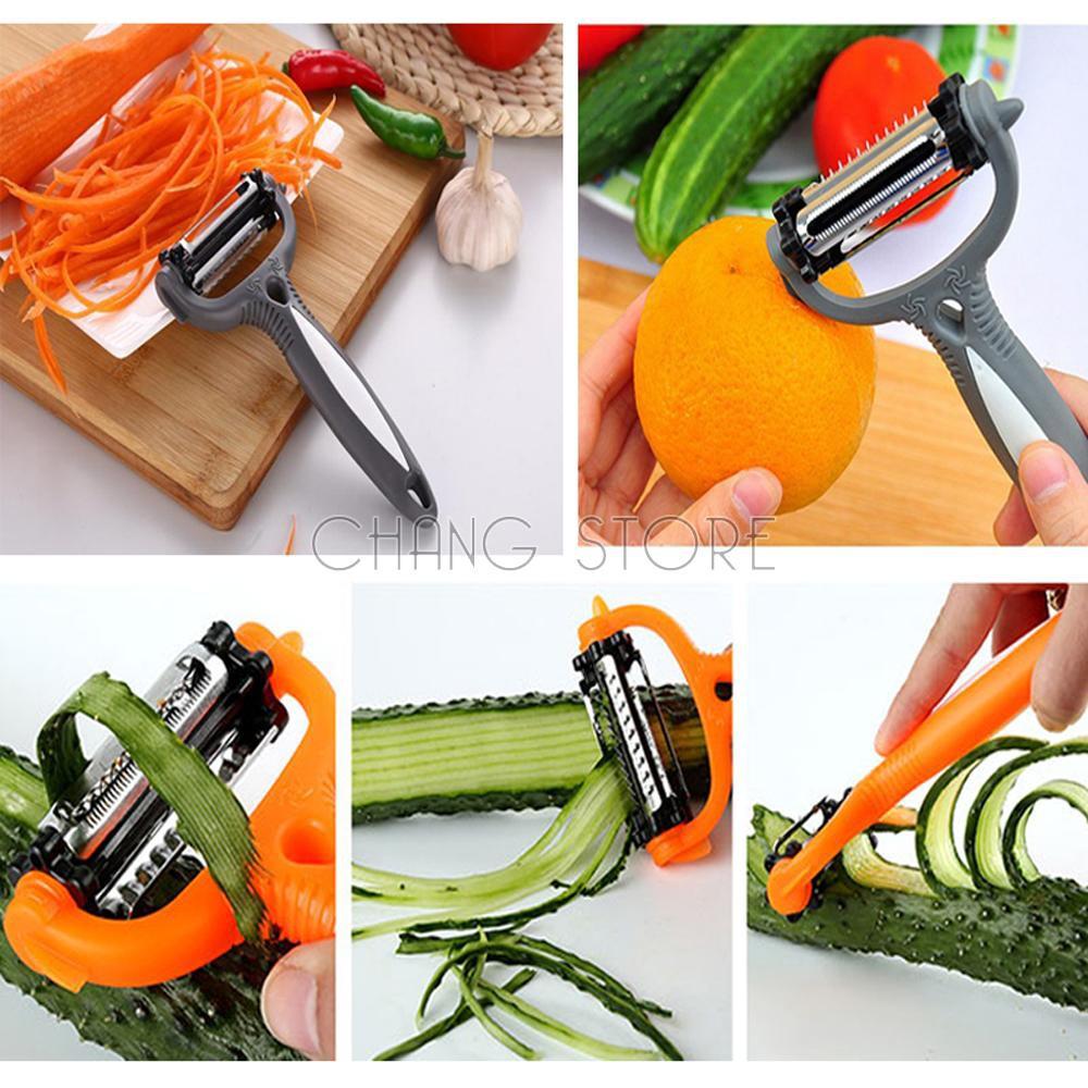 Bộ nạo rau củ quả nhà bếp đa năng 9 chi tiết kèm rổ tiện dụng