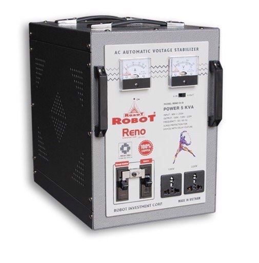 Ổn áp Robot 1 pha Reno 5KVA – Hàng chính hãng