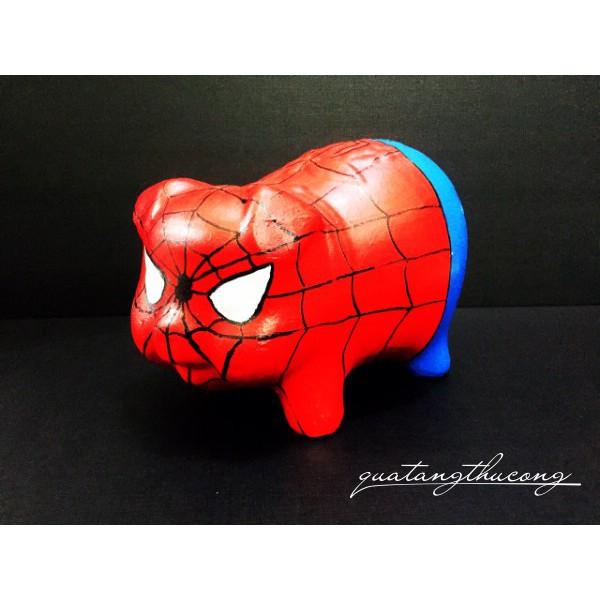 Heo đất Spiderman - Size lớn (27.5x17x18.5)