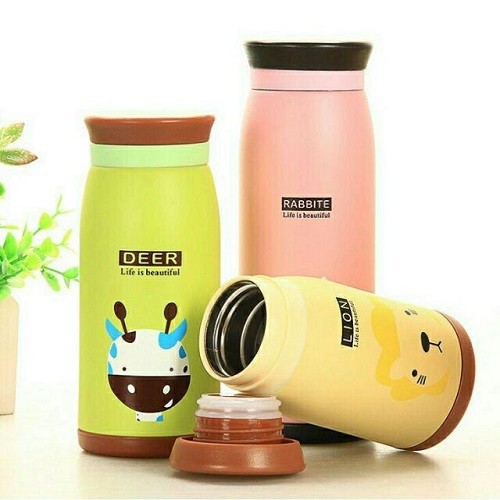 Bình giữ nhiệt cho bé hình động vật 500ml - giữ nhiệt lâu