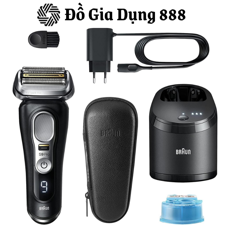 Máy Cạo Râu BRAUN SERIES 9 9460CC / 9465CC, Công Nghệ AI, 5 Lưỡi Tự Mài, Máy Cạo Râu Braun, Braun Shaver, Nhập Đức, Hàng Chính Hãng
