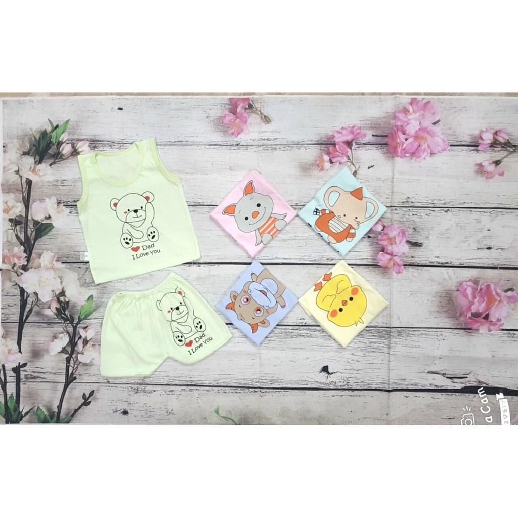Combo 10 bộ cotton ba lỗ đủ màu cho bé cater's cotton size 2-6/quần áo trẻ em/Bộ bé trai/Bộ bé gái