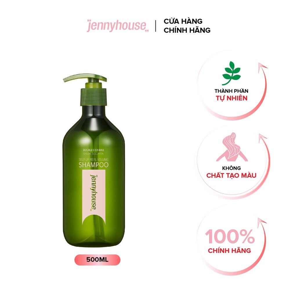 Dầu Gội Thảo Dược JENNY HOUSE Self-Up Volume Shampoo 500ml - Sạch Gàu, Giảm Gãy Rụng, Mềm Mượt Tóc