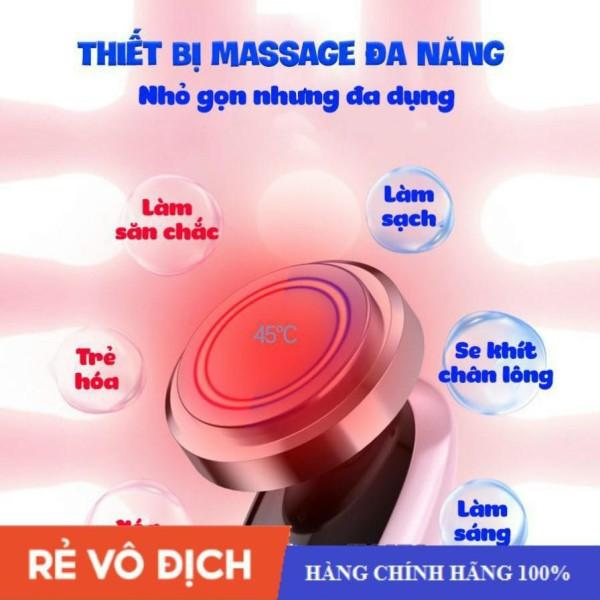 Máy massage mặt cầm tay nâng cơ đẩy tinh chất- hút sắc tố melamin-giúp da săn chắc