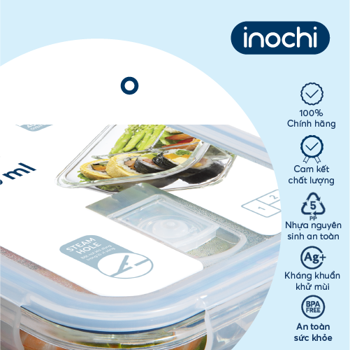 Hộp thuỷ tinh chữ nhật Nikko 1040 ml