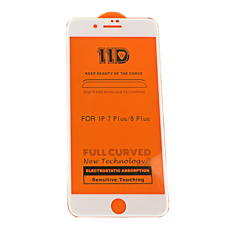 Kính cường lực 11D cho iPhone 7 Plus - 8 Plus Full viền Đen - Trắng
