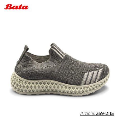 Giày sneaker trẻ em Thương hiệu Bata màu xám 359-2115