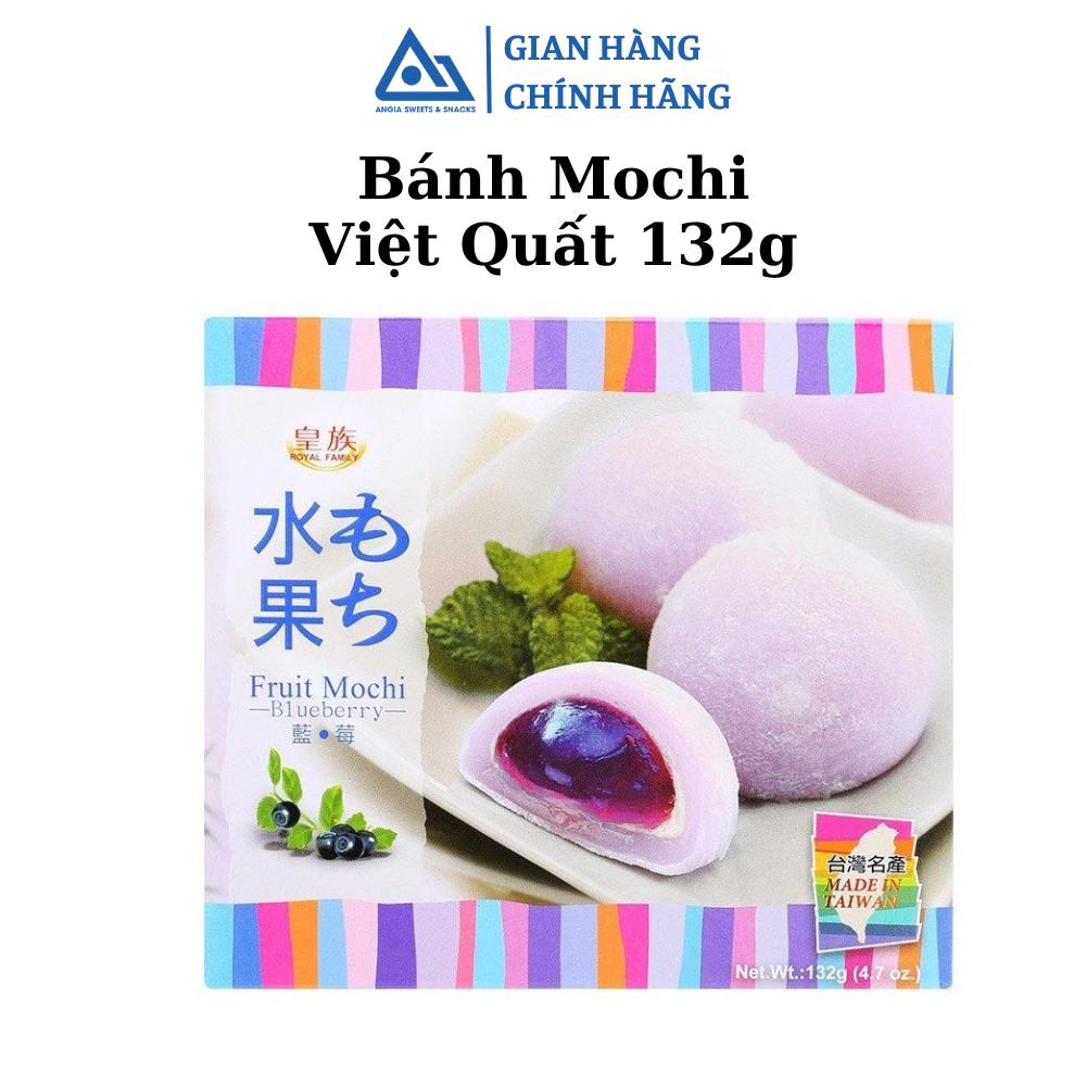 Bánh Đài Loan Mochi ăn vặt vị việt quất 132g An Gia Sweets &amp; Snacks