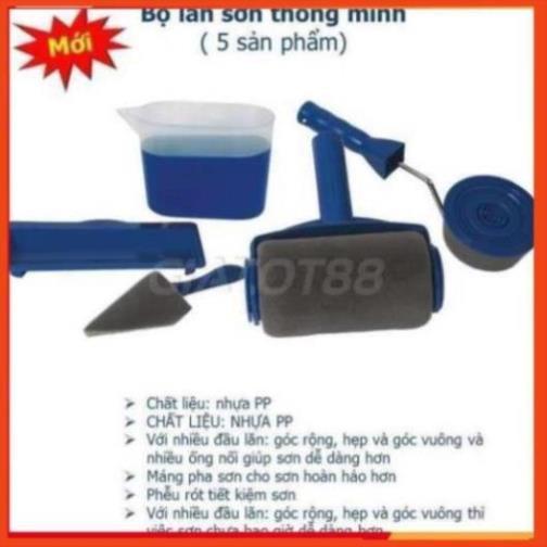 Bộ lăn sơn thông minh công nghệ mới. Con lăn sơn thông minh 5 món tiện lợi 206772