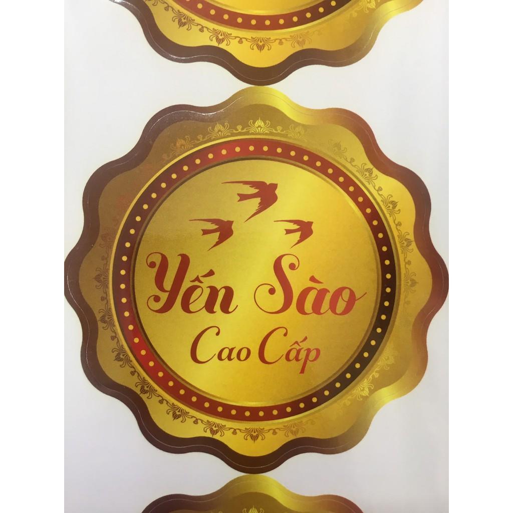 [COMBO 5] TEM YẾN SAO CAO CẤP [3 tem] [VÀNG]