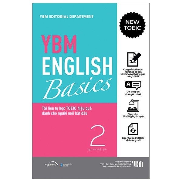 YBM English Basic 2: Tài Liệu Tự Học TOEIC Hiệ Quả Dành Cho Người Mới Bắt Đầu 