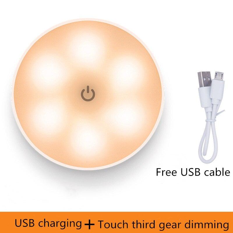 Đèn LED gắn tường cảm ứng sạc USB cho phòng ngủ nhà bếp phòng khách