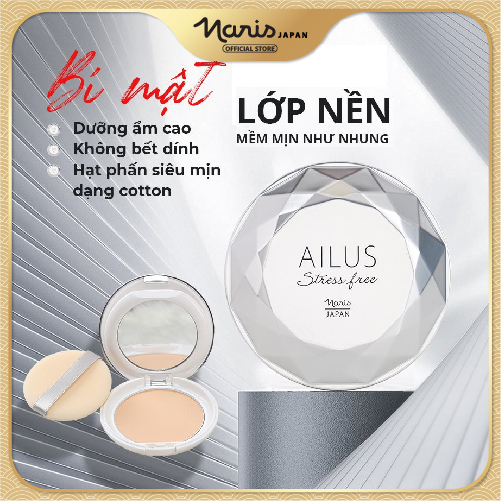 Phấn Phủ Ailus Stress Free Face Powder 12g
