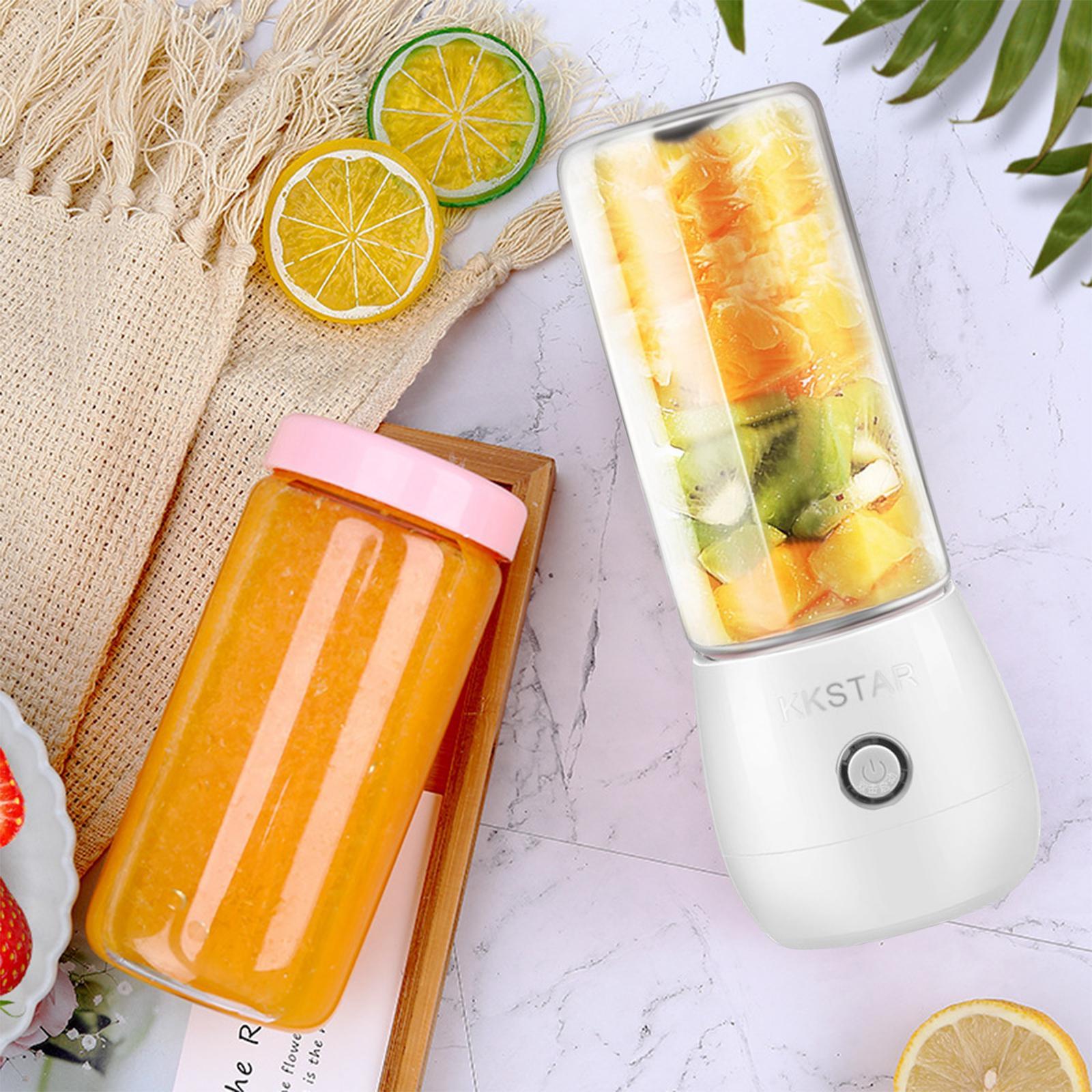 Portable Blender, USB Rechargeable Personal Travel Juicer for Fruit Shakes and Smoothies, Fruit Mixer