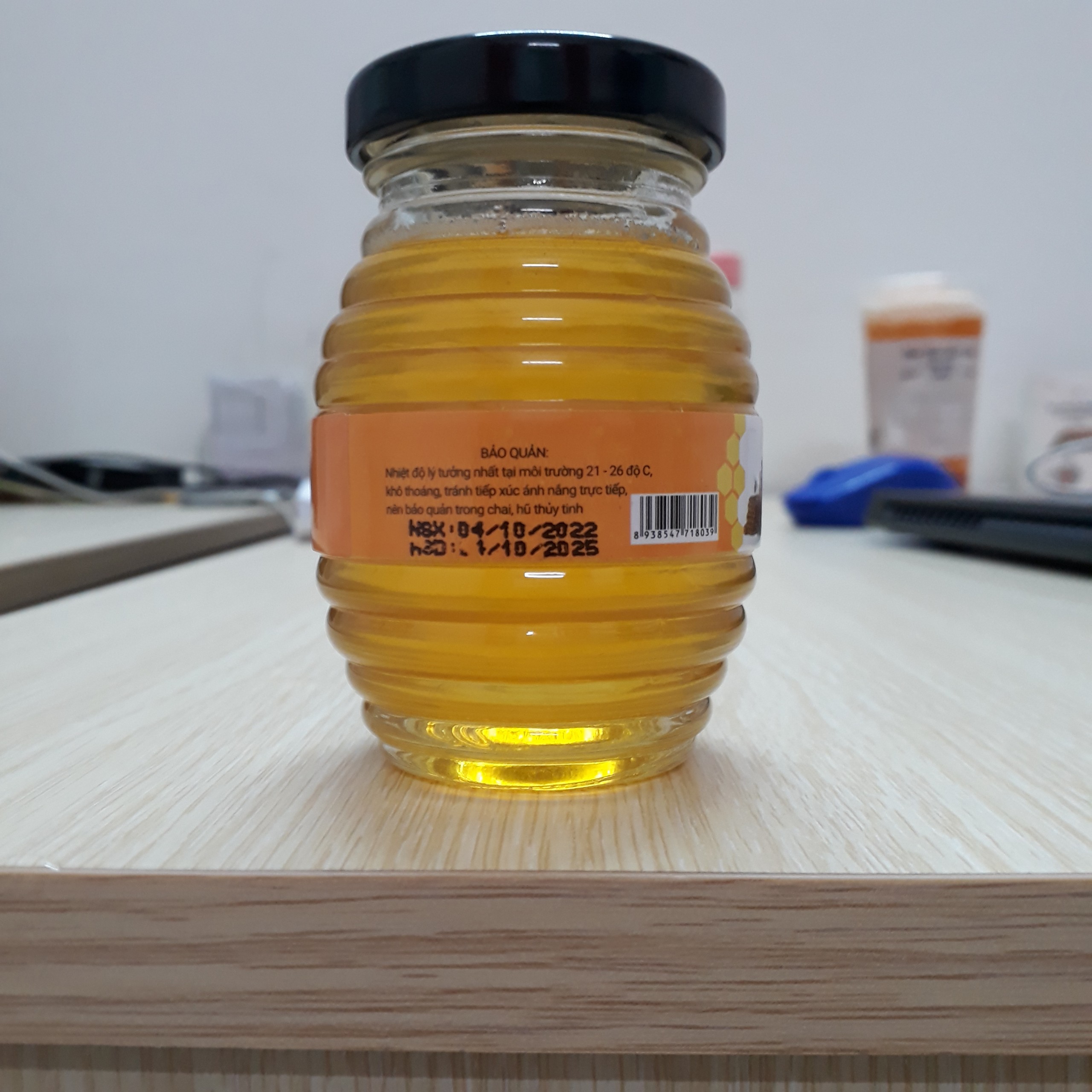 Mật ong hoa vải Lục Ngạn Bắc Giang Nguyet Le - Nguyên chất từ thiên nhiên - Chai 100ml