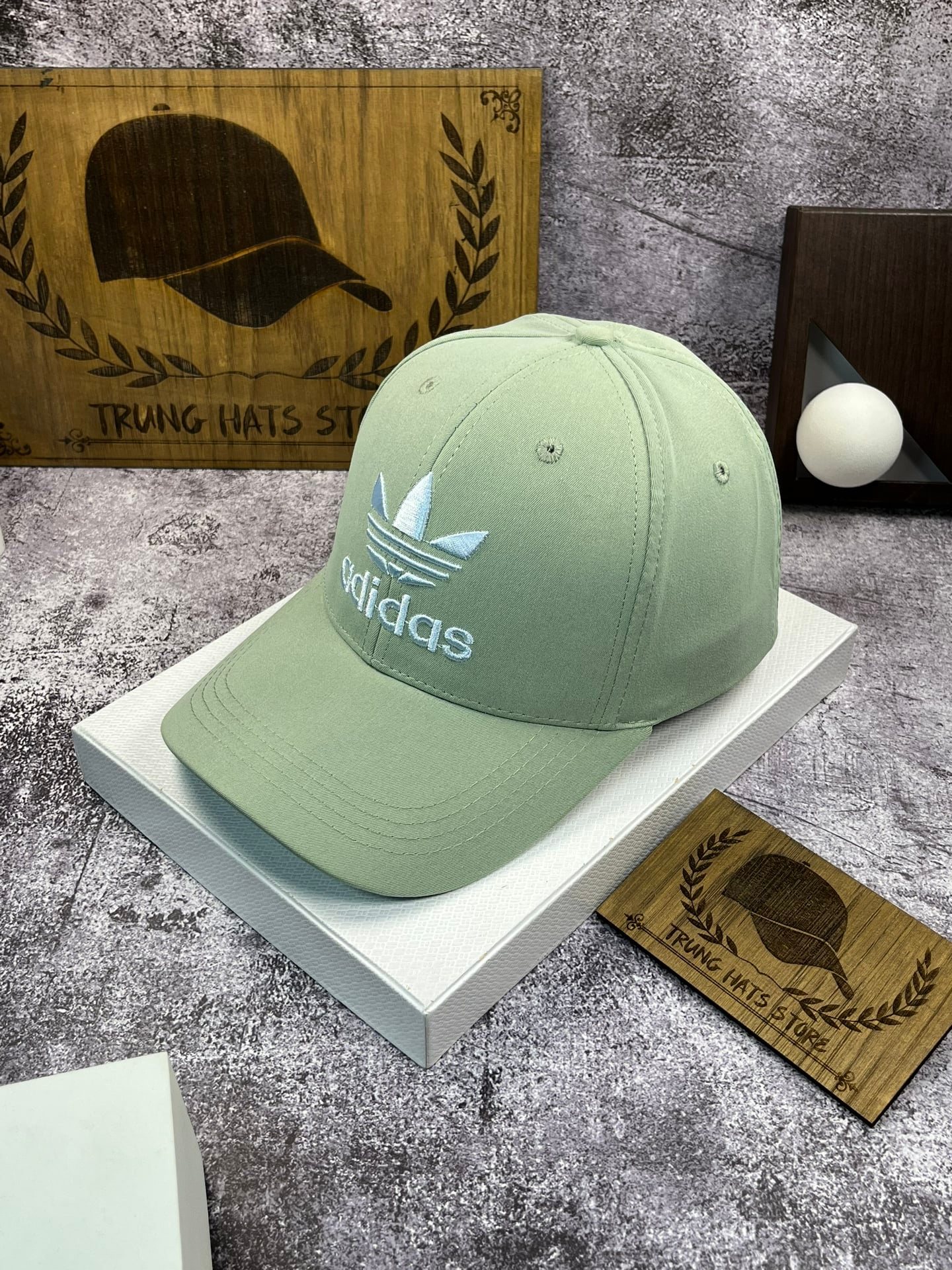 Nón kết, mũ lưỡi trai Adi.das bít đuôi phối vải kaki form đẹp thời trang đường phố