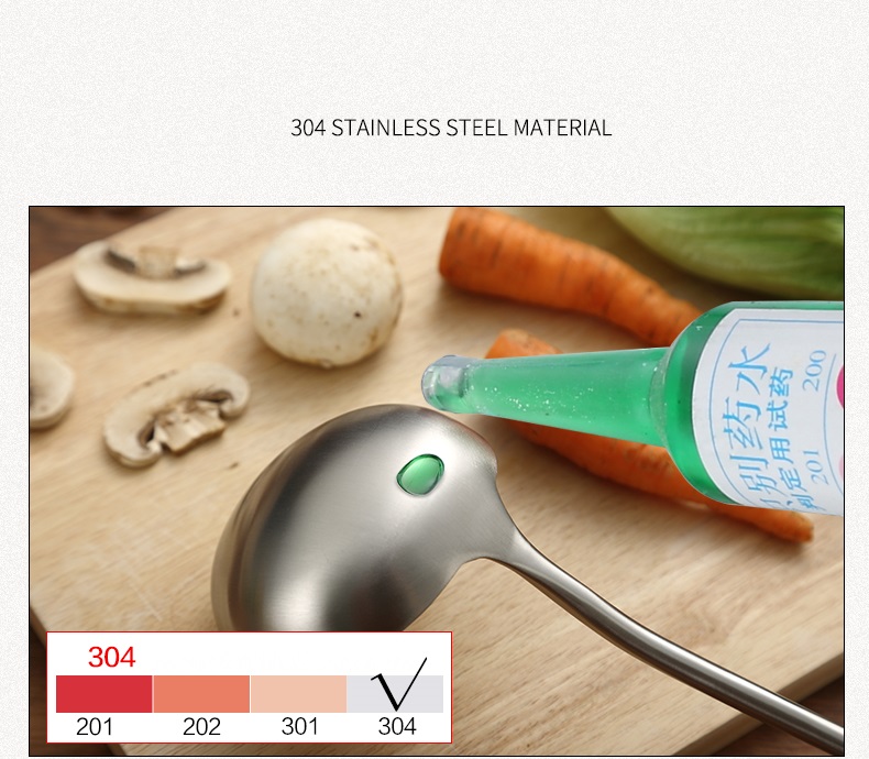 Set 2 vá canh, xẻng xào inox 304