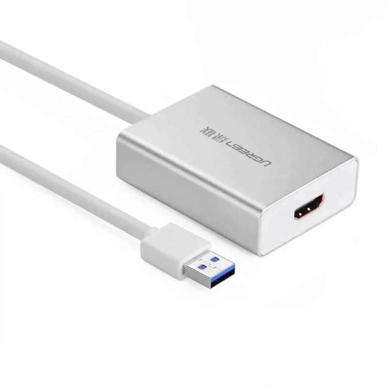 Cáp chuyển USB 3.0 sang HDMI cao cấp 80CM Ugreen 229OL40229OL Hàng chính hãng