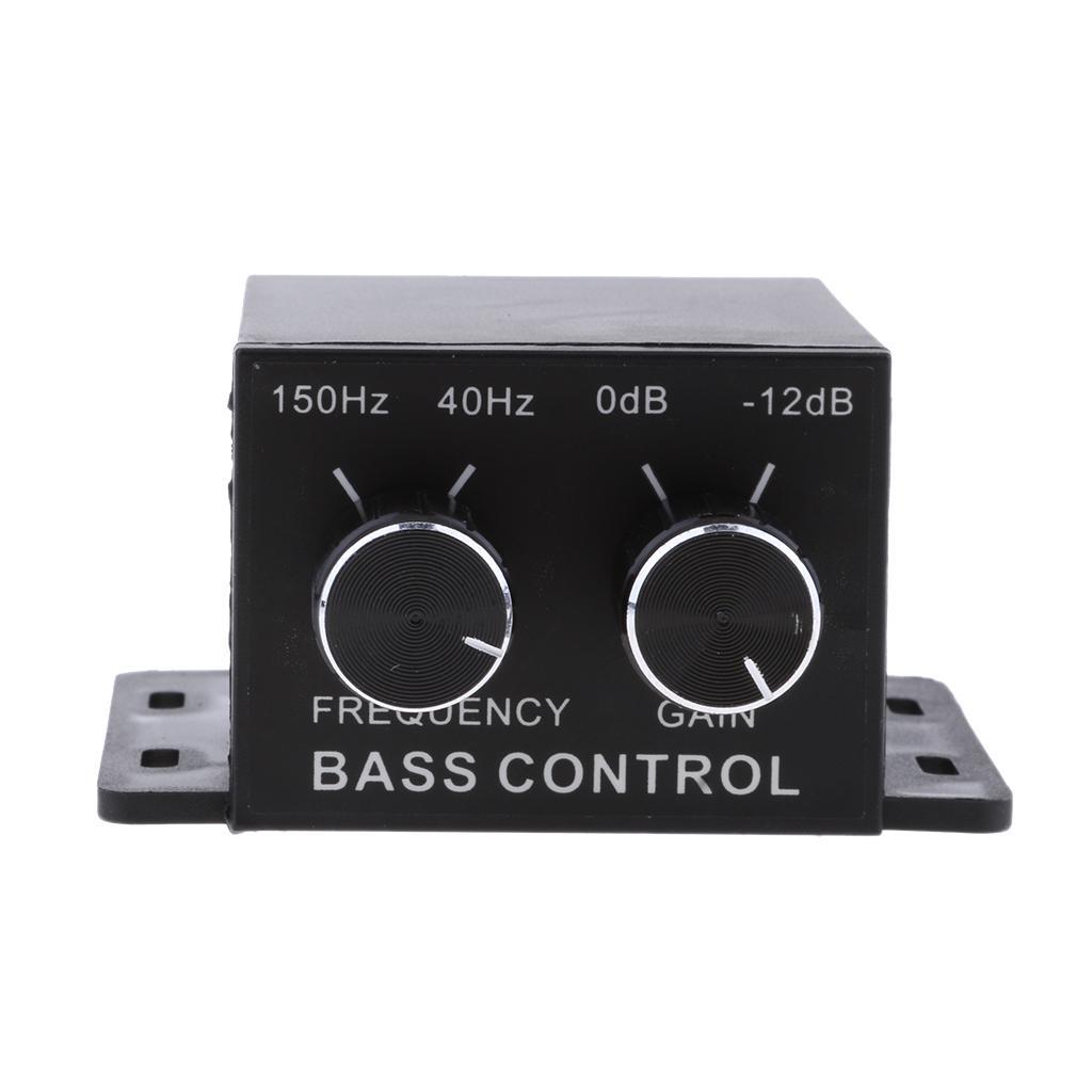 2x Auto Subwoofer Soft Bass Controls Bass Remote Remote Control Controls