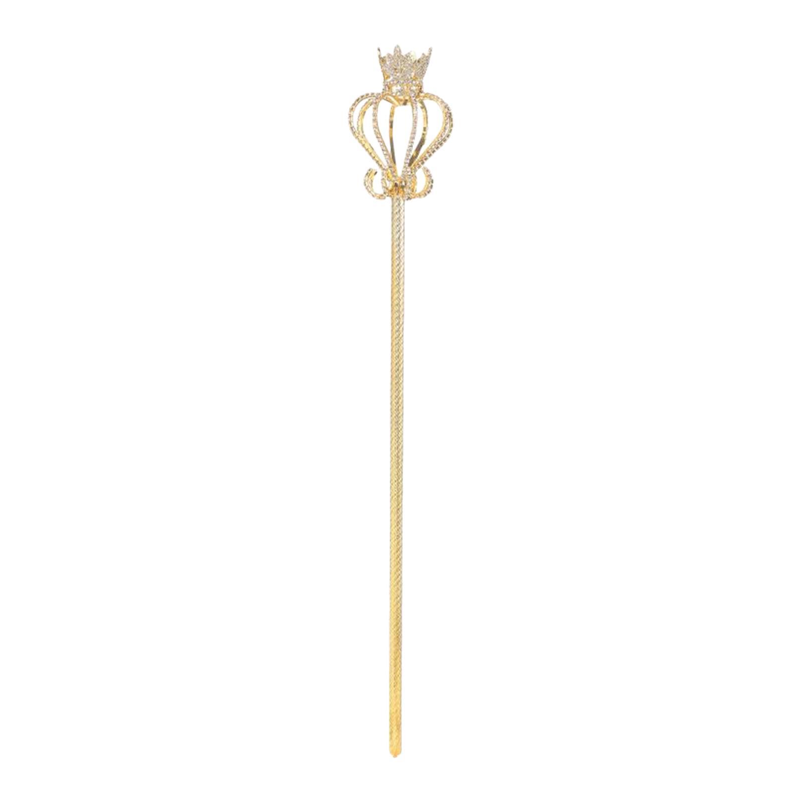 Rhinestone Scepter Fairy Princess Role Play Props Party Wedding Dress up Costume Accessories