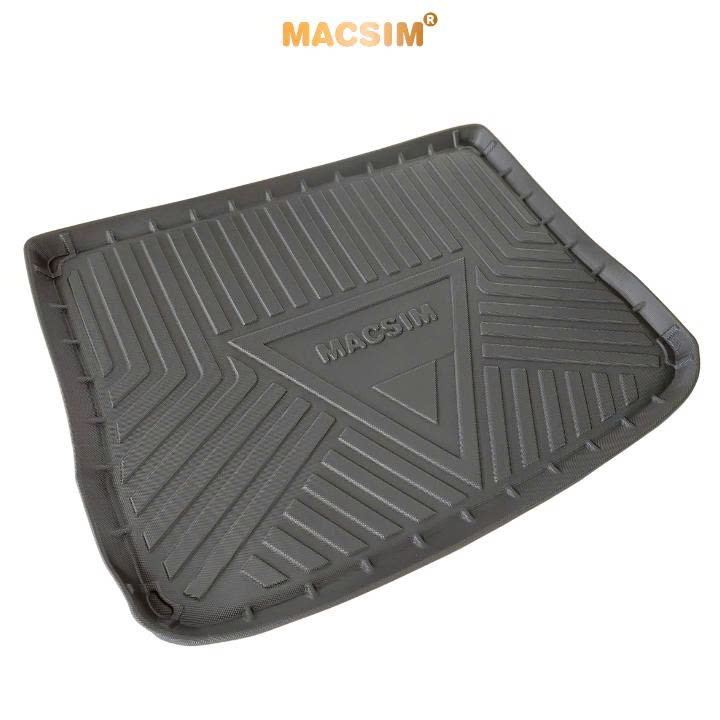 Thảm lót cốp (qd) xe ô tô VOLKSWAGEN TIGUAN (2009-2016) nhãn hiệu Macsim chất liệu nhựa TPV cao cấp màu đen