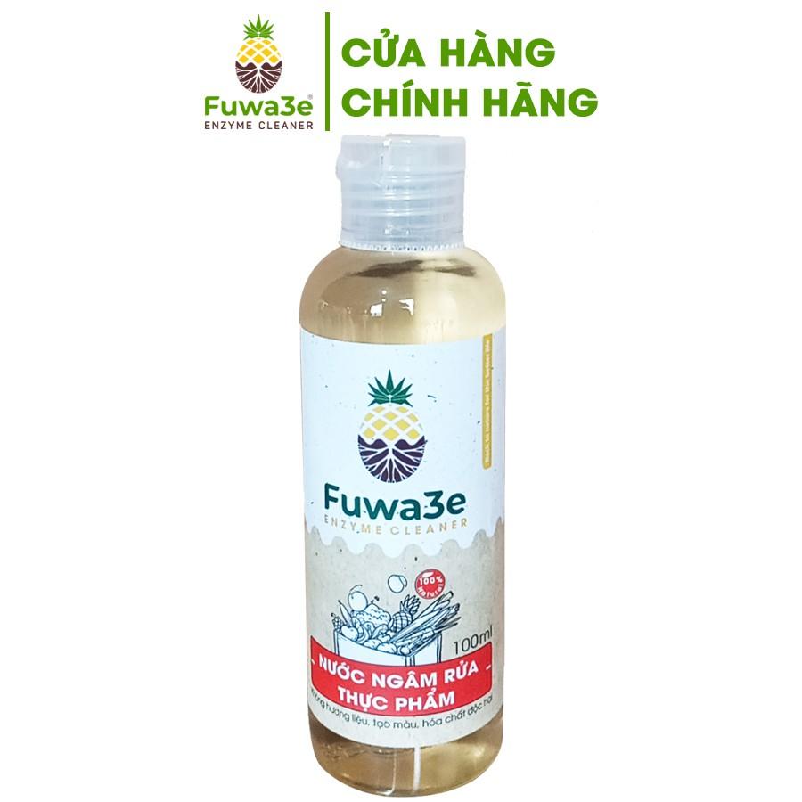 Nước ngâm rửa thực phẩm Fuwa3e hữu cơ organic khử mùi loại bỏ thuốc sâu chất bẩn 100ml