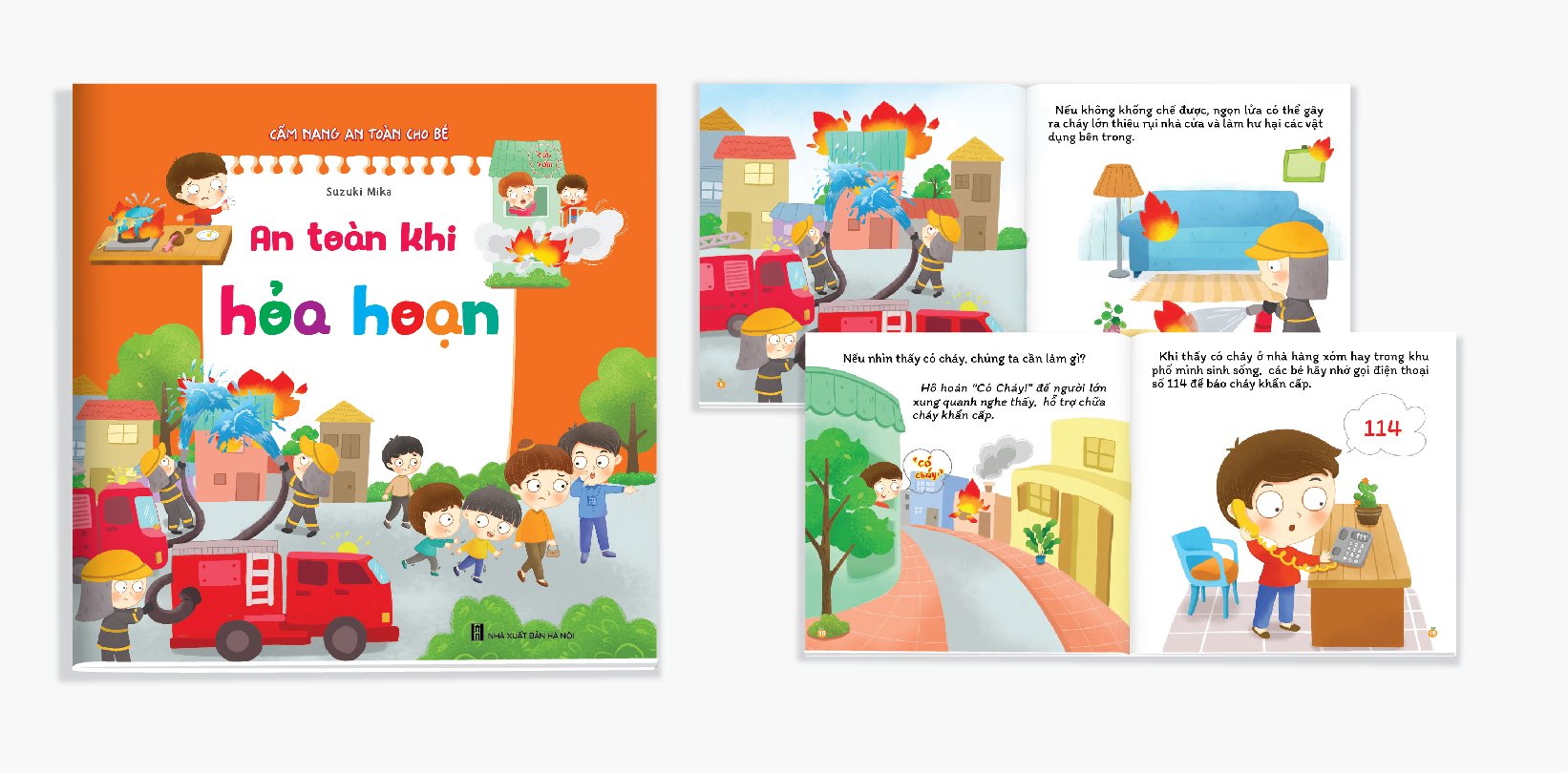 Bộ sách Cẩm nang an toàn dành cho bé từ 3 - 12 tuổi (6 cuốn) - Tặng một cuốn truyện tranh kỹ năng sống - Sách online Bùi Thị Anh
