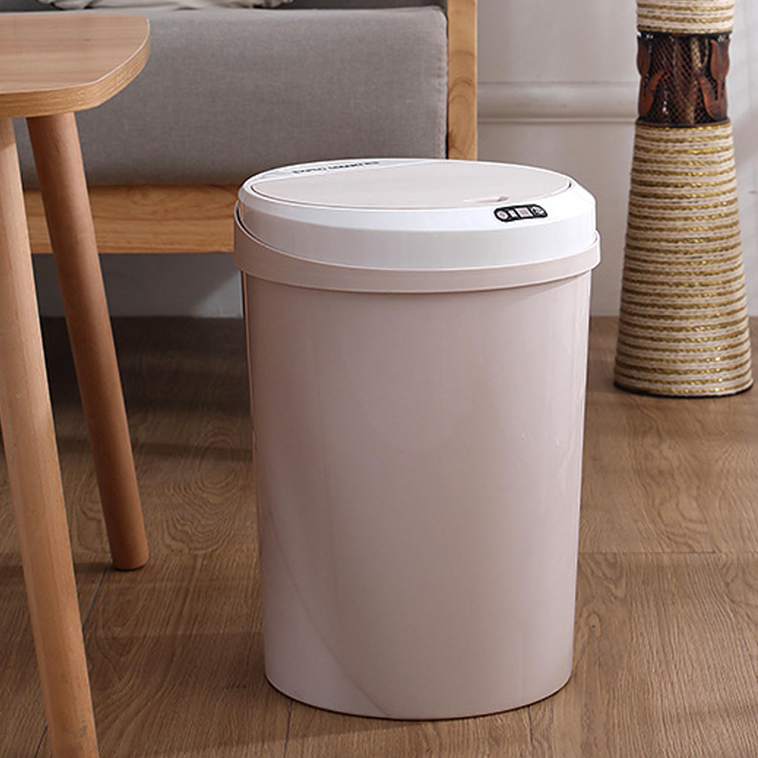 Thùng rác tự động Cảm biến chuyển động hồng ngoại có nắp đậy 12L
