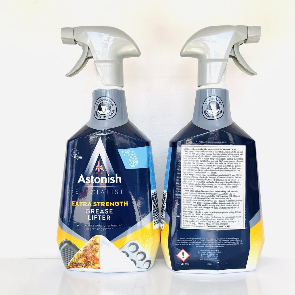 BÌNH XỊT TẨY DẦU MỠ & CHÁY KHÉT ASTONISH C6750