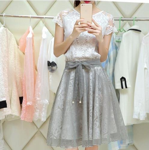 ĐẦM XÒE PHỐI REN XINH XĂN NHẬP KHẨU 2019 HATI- DXN0091