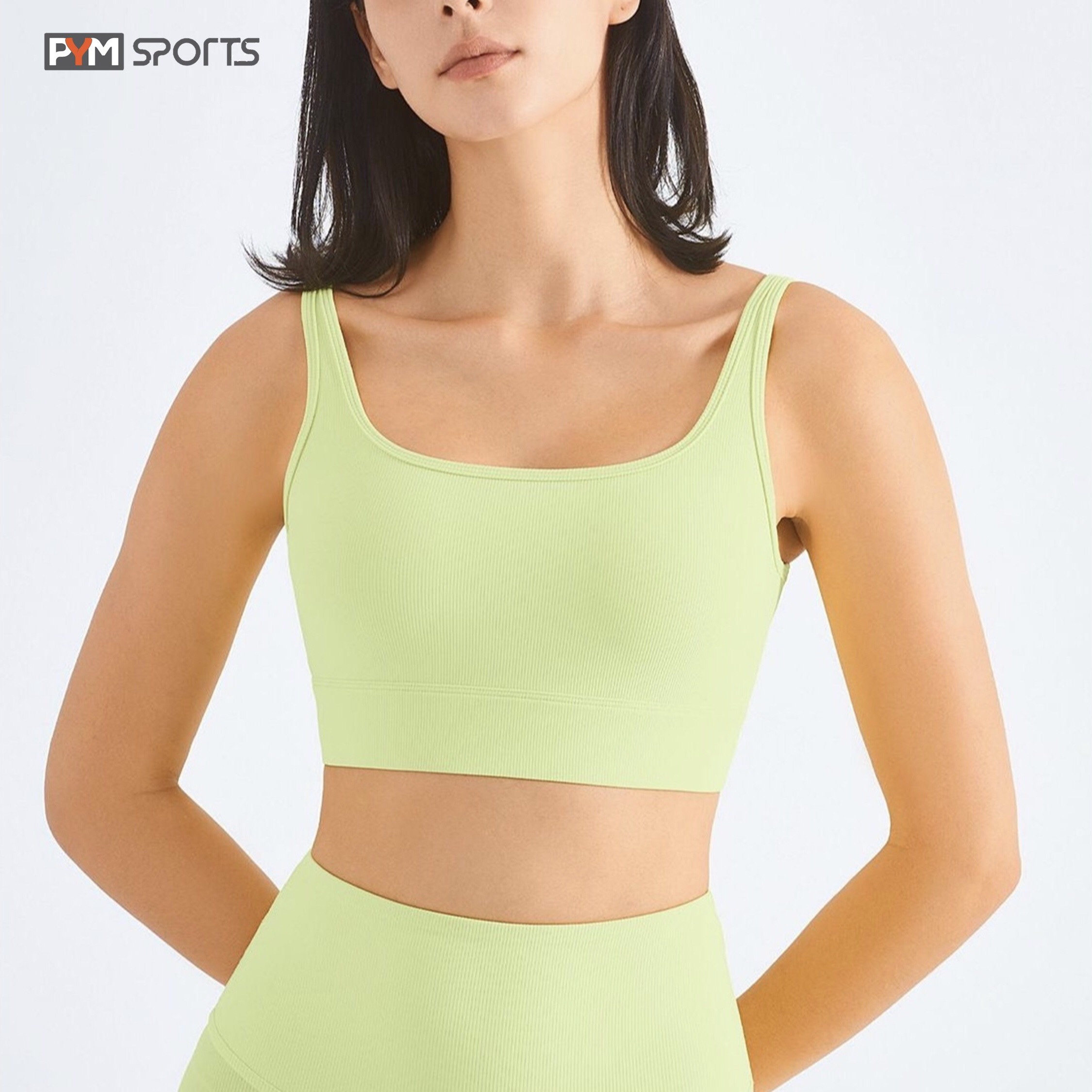 Bra cài sau PYMSPORTS - PYMBR052, Bra yoga, gym kèm mút thấm hút mồ hôi