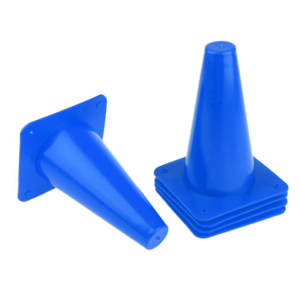 5pcs 15cm Safety Cone for Sports Training Soccer Agility Skateboard Skating