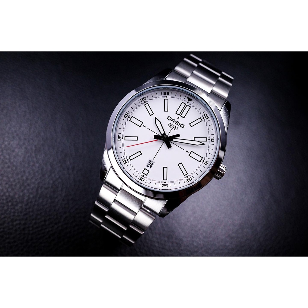 Đồng hồ nam dây kim loại Casio Anh Khuê MTP-VD02D-7EUDF