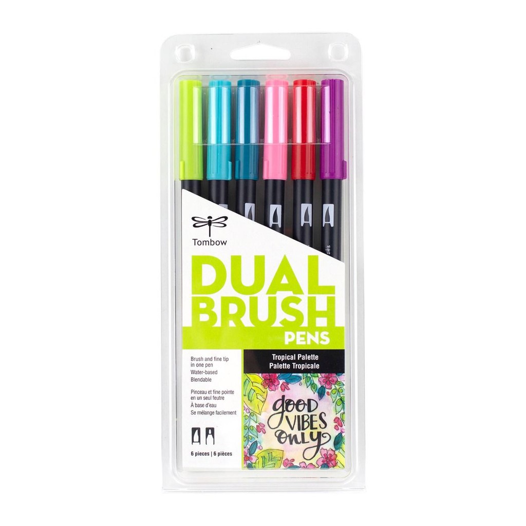 Bút Lông 2 Đầu Tombow Dual Brush Pen 6/10/20 Màu