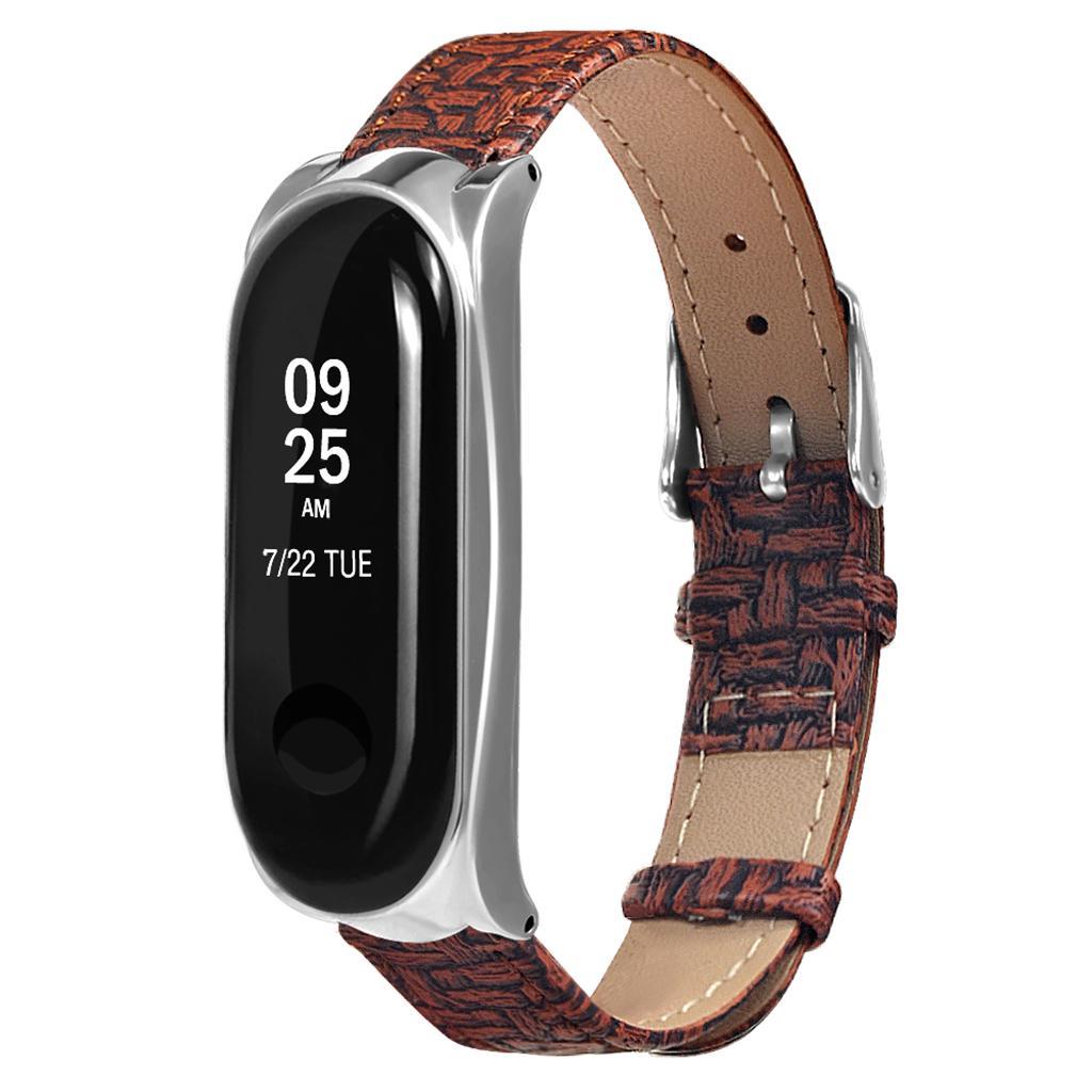Strap Band Replacement,PU Leather Bracelet Strap Band for XIAOMI BAND 3 Smart Watch Accessories